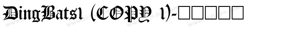 DingBats1 (COPY 1)字体转换